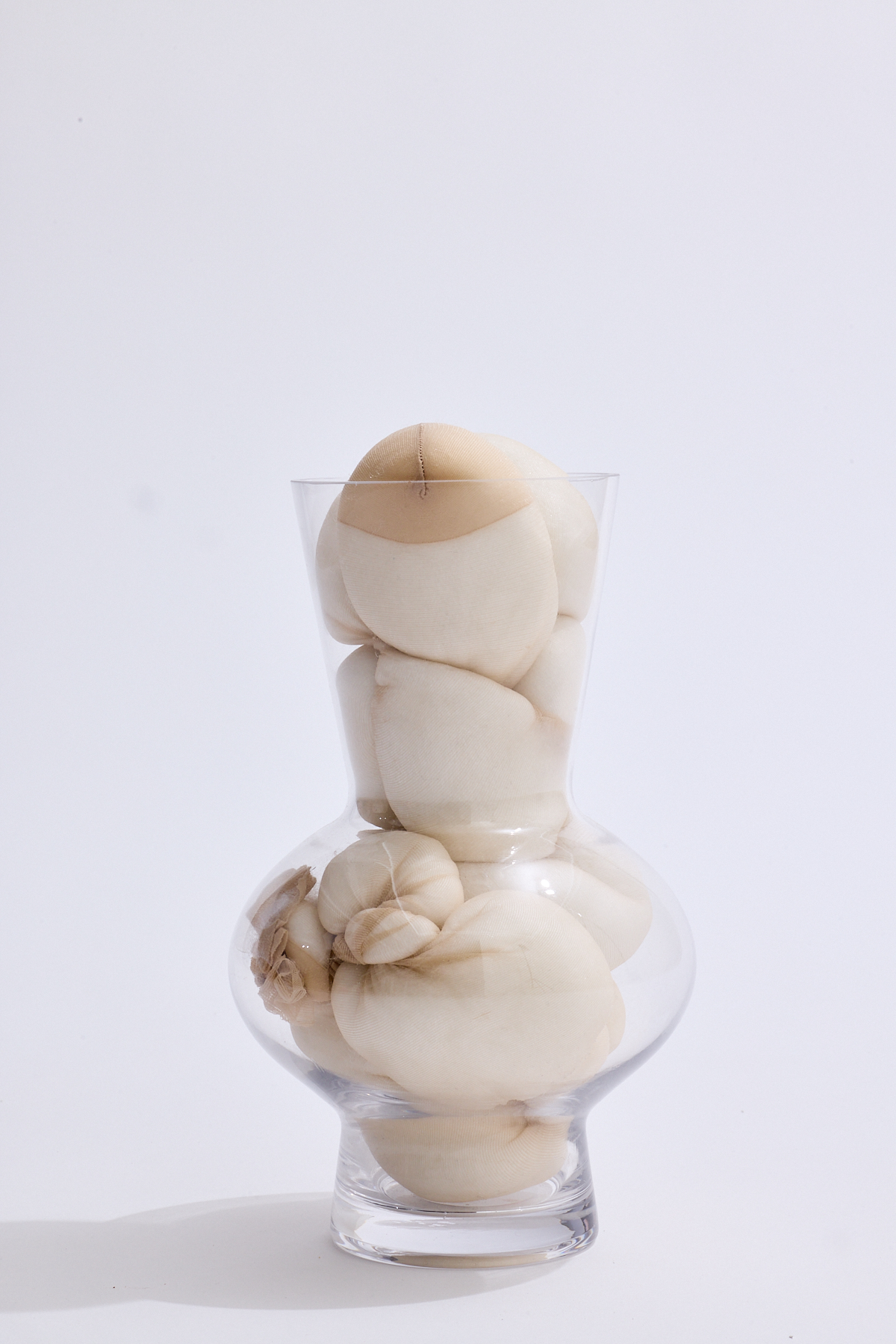 Anima-in anima installation by oneg - glass and mixed media exploring body exterior and interior